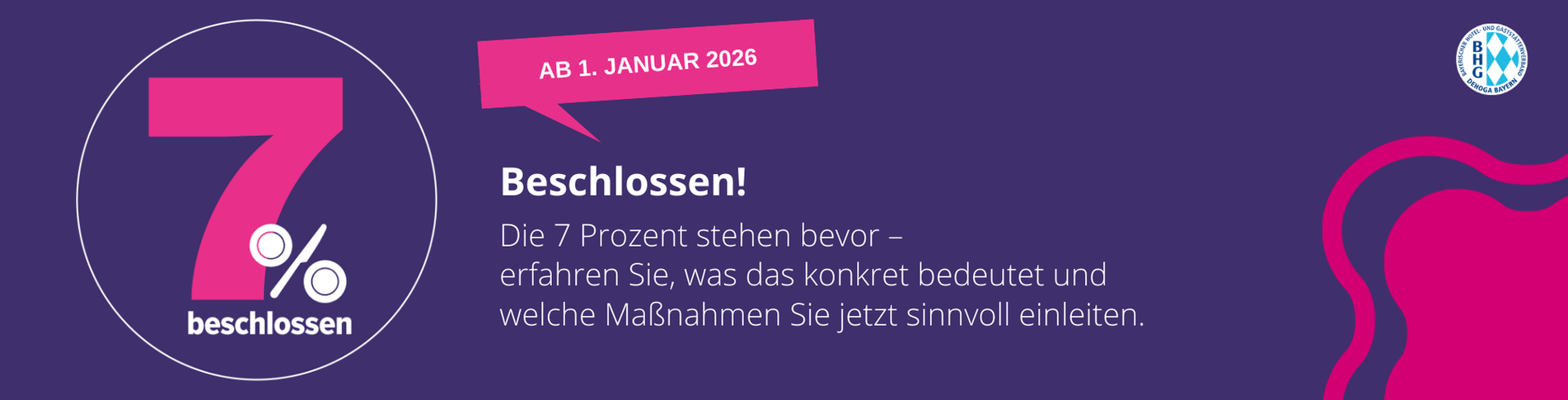 Die 7 Prozent kommen!